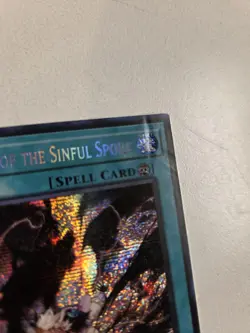 Deception of the Sinful Spoils MP25-EN113 Secret Rare Yugioh 2025 Mega Pack LP - Image 3