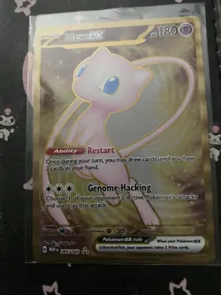 Pokemon  Scarlet & Violet 151 UPC Promo - Mew ex Gold Metal Card 205/165 NM 4 - Image 1