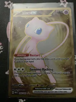 Pokemon  Scarlet & Violet 151 UPC Promo - Mew ex Gold Metal Card 205/165 NM 3 - Image 1