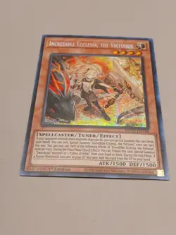 Yugioh - Incredible Ecclesia, The Virtuous MP22-EN188 1st Edition Secret Rare NM - Image 1