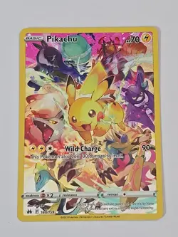 PokÃ©mon Pikachu TCG Card Crown Zenith 160/159 Holo Secret Rare NM/Mint Condition - Image 4