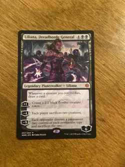 MTG Magic: The Gathering Liliana, Dreadhorde General WAR LP - Image 1