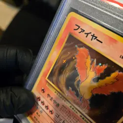 1997 Pokemon Japanese Fossil Moltres Holo PSA 9 Mint Vintage WOTC Era - Image 3