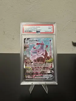 2021 Pokemon SWSH Fusion Strike Espeon VMAX #270/264 PSA 9 Full Art - Image 1