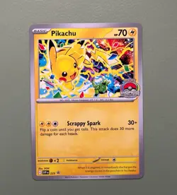 Pokemon Pikachu Promo 2025 World Championships SVP EN 225 Pokemon Card Worlds 1 - Image 1