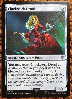 âœ¨ï¸Clockwork Droidâœ¨ï¸ MTG | Universes Beyond: Doctor Who | NM/M | U 0172 - Image 1