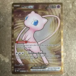 Mew ex EN-151 Ultra Premium Promo Pokemon Card SVP EN 205/165 Metal - Image 1