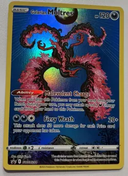 Galarian Moltres SWSH284 (Near Mint) SWSH: Sword & Shield Promo Card Holo CLEAN - Image 1