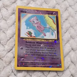 2001 Pokemon Southern Islands Reverse Promo Holo  Mew 1/18 LP - Image 1
