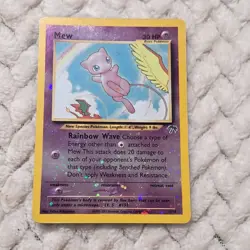 2001 Pokemon Southern Islands Reverse Promo Holo  Mew 1/18 LP - Image 2