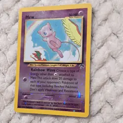 2001 Pokemon Southern Islands Reverse Promo Holo  Mew 1/18 LP - Image 3