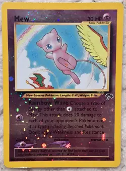 2001 Pokemon Southern Islands Reverse Promo Holo  Mew 1/18 LP - Image 4