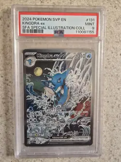 Pokemon SVP Kingdra Ex Special Illustration #131 PSA 9 110081155 - Image 1