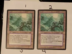 MTG Magic the Gathering Lake of the Dead x 2 Alliances LP Card - Image 2