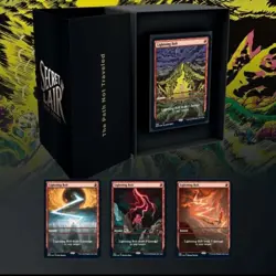 MTG Foil Mountain, Go Lightning Bolt Secret Lair Magic The Gathering, New Sealed - Image 1