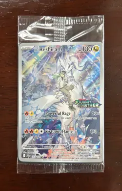 Pokemon TCG Journey Together N's Reshiram Promo (Factory Sealed) - Image 1