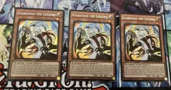 Yugioh! 3x Kaibaman the Legend DUAD-EN021 Duelist's Advance 1st Edition - Image 1