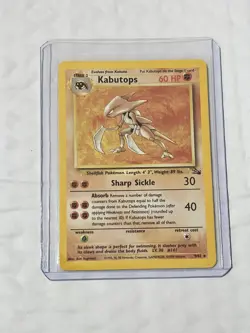 Kabutops 9/62 Fossil Holo Wotc Pokemon Card 1999 Played Vintage - Image 1