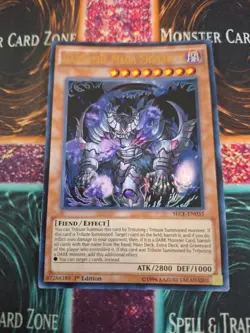 Yugioh Caius the Mega Monarch SECE-EN035 Ultra Rare 1st Edition Near Mint - Image 1