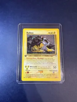 Raikou 13/64 - 1st Edition Holo Rare - Neo Revelation Set - Pokemon TCG Card - Image 1