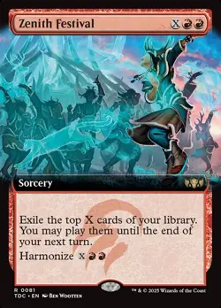 Zenith Festival Extended Art - Tarkir: Dragonstorm Commander MTG-NM - Image 1