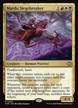 Mardu Siegebreaker Foil - Tarkir: Dragonstorm MTG-NM - Image 1