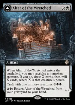 Altar of the Wretched - The Lost Caverns Of Ixalan Borderless Regular MTG-NM - Image 1