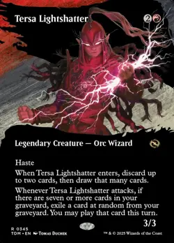 Tersa Lightshatter Borderless - Tarkir: Dragonstorm MTG-NM - Image 1