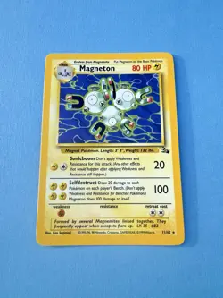 Magneton 11/62 Pokemon Fossil Base Set Holo NM Rare  - Image 1