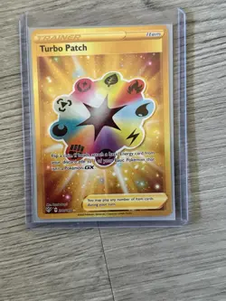 Pokemon TCG Double Turbo Energy Gold, Holo Secret Rare - Image 1