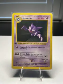1999 Pokemon Base Set Haunter 1st Edition Shadowless 29/102 English - Image 1
