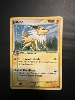 2006 Pokemon POP Series 3 Jolteon Holo #3/17 LP - Image 1