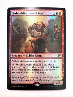 Hobgoblin Bandit Lord MTG Adventures in the Forgotten Realms Foil Free Shipping! - Image 1