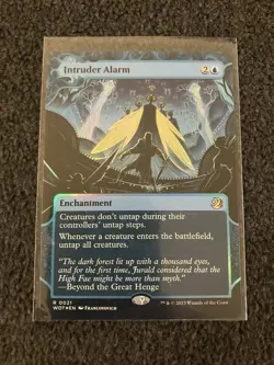Magic The Gathering MTG - Intruder Alarm Foil - Wilds of Eldraine WOE / WOT - Image 1