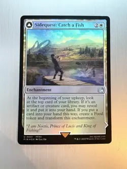 Sidequest: Catch A Fish - 31 - Magic: Final Fantasy MTG - Uncommon - FOIL - FFXV - Image 1