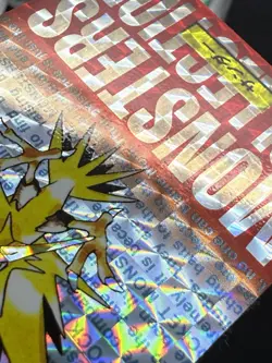 Zapdos Red No. 145 Pokemon Card monsters collection Bandai Carddass 1996 - Image 7