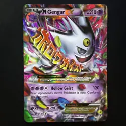 Mega Gengar EX XY#XY166 Pokemon Card TCG Shiny - Image 1