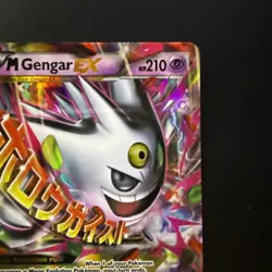 Mega Gengar EX XY#XY166 Pokemon Card TCG Shiny - Image 4