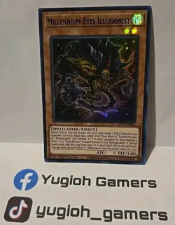 YUGIOH MILLENNIUM EYES ILLUSIONIST ULTRA LDS1 LIGHT PLAYED 1ST EDITION  - Image 1