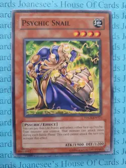 TDGS-EN021 Psychic Snail Yu-Gi-Oh Card English Unl - Image 1