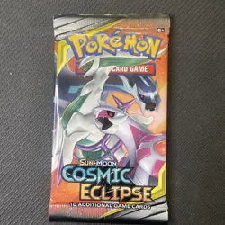 PokÃ©mon Trading Card Game Sun & Moon Cosmic Eclipse Booster Pack - Image 1