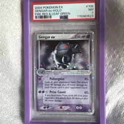 Pokemon Gengar EX Holo Card 108/112 FireRed & LeafGreen Psa7 - Image 1