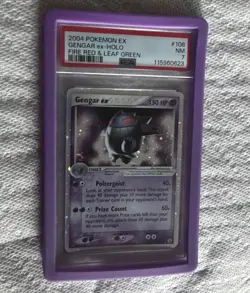Pokemon Gengar EX Holo Card 108/112 FireRed & LeafGreen Psa7 - Image 4