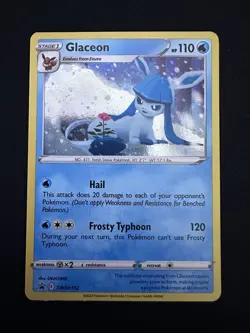 2022 Glaceon COSMOS HOLO Black Star Promo SWSH192 Pokemon card SWSH - Image 1