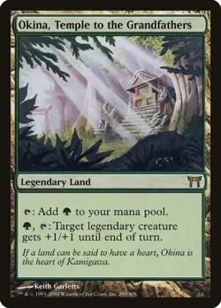 OKINA, TEMPLE TO THE GRANDFATHERS CHAMP OF KAM MTG MAGIC THE GATHERING NEAR MINT - Image 1