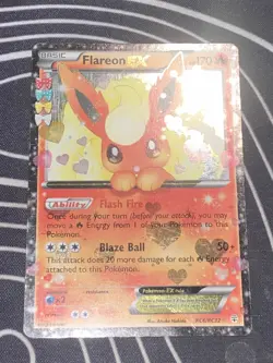 Flareon EX RC6-32 Pokemon Generations: Radiant Collection Holo LP- - Image 1