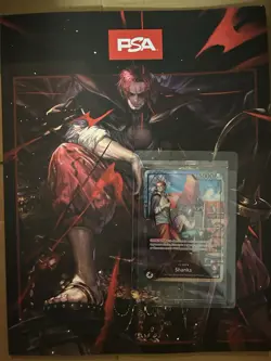 PSA One Piece Card Game SHANKS OP09-001 Holo Promo - July 2025 SEALED + Magazine - Image 1