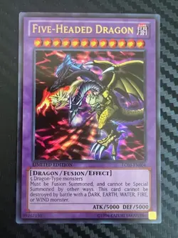 Yugioh Five-Headed Dragon LC03-EN004 Ultra Rare Limited Edition LP - Image 1