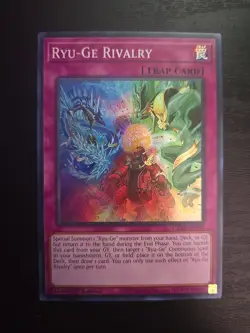 YuGiOh - Ryu-Ge Rivalry CRBR-EN040 Super Rare 1st Edition - Image 1