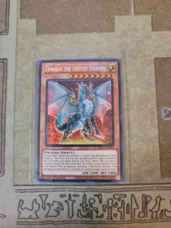 YUGIOH TIMAEUS THE UNITED DRAGON MP23-EN003 PRISMATIC SECRET 1ST ED NM - Image 1